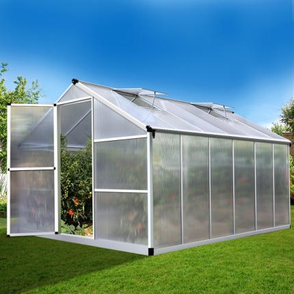 Greenfingers Greenhouse Aluminium Green House Garden Shed Greenhouses 3.62x2.5M - Image 7