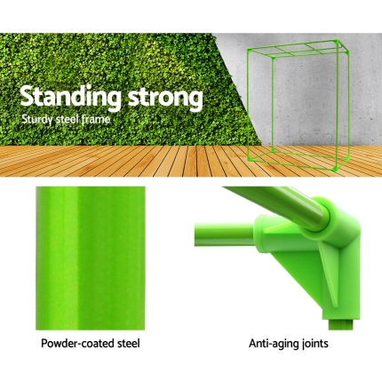 Greenfingers Grow Tents Hydroponics Plant Tarp Shelves Kit 120 x 60 x 120cm - Image 3
