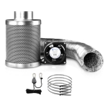 Green Fingers Ventilation Fan and Active Carbon Filter Ducting Kit