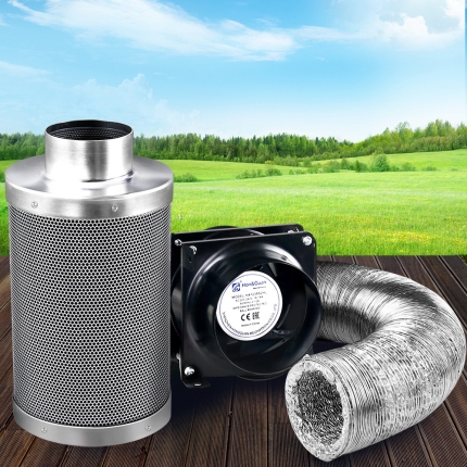 Green Fingers Ventilation Fan and Active Carbon Filter Ducting Kit - Image 7