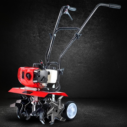 Giantz 88CC Garden Cultivator Tiller Petrol Rotary Hoe 36 Tines Rototiller - Image 7