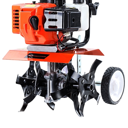 Giantz 72CC Garden Cultivator Tiller Petrol Rotary Hoe 16 Tines Rototiller - Image 3