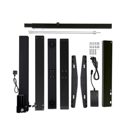 Motorised Adjustable Desk Frame Black - Image 6