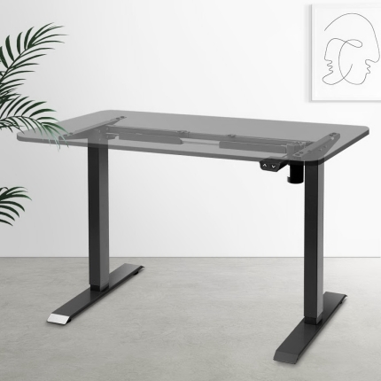 Motorised Adjustable Desk Frame Black - Image 7