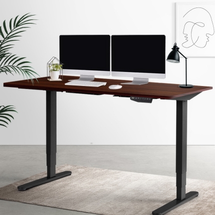 Artiss Electric Motorised Height Adjustable Standing Desk Laptop 2-Motor 160cm - Image 7