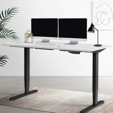 Artiss 150cm Motorised Electric Height Adjustable Standing Desk Table Dual Motor - Image 7