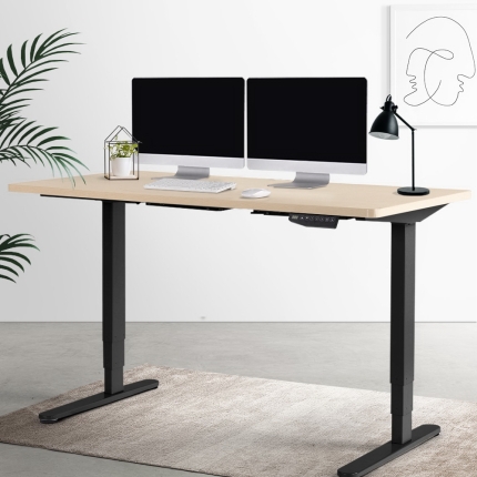 Artiss 160cm Motorised Electric Height Adjustable Standing Desk Table Dual Motor - Image 7