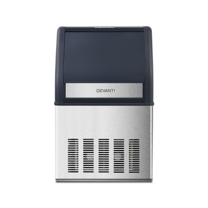 Devanti Commercial 10KG Ice Maker - Stainless Steel - Image 3