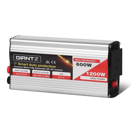 Giantz 600W Puresine Wave DC-AC Power Inverter - Image 3