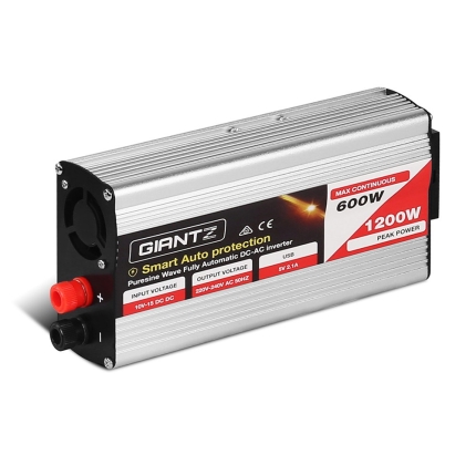 Giantz 600W Puresine Wave DC-AC Power Inverter - Image 4