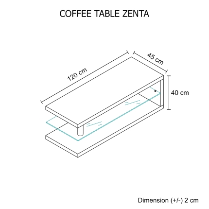 Coffee Table-ZENTA-WH - Image 7