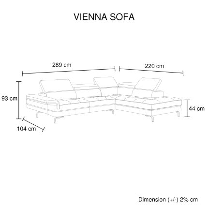 Vienna Corner Sofa - Image 5