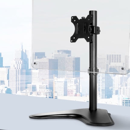 Single HD LED Monitor Arm Stand TV Mount Bracket Holder Freestanding - Image 7