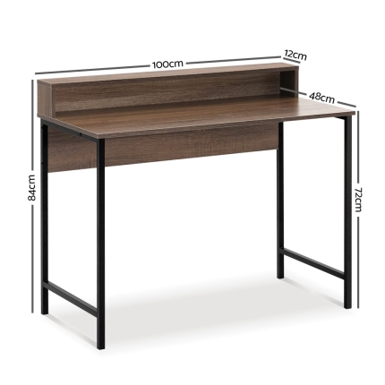 Artiss Computer Desk Metal Study Student Office Table - Image 2