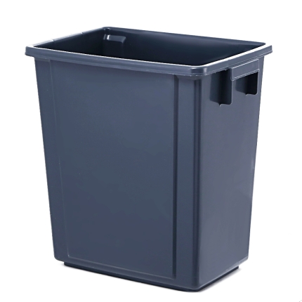 Devanti 2x15L Pull Out Bin Door Mount Kitchen Rubbish Bin Grey - Image 3