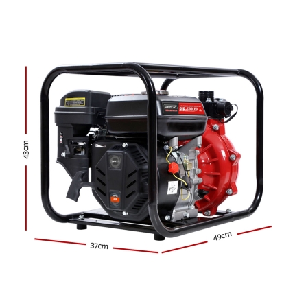 Giantz 8HP Petrol Water Pump Garden Irrigation 1.5'' 1'' - Image 2