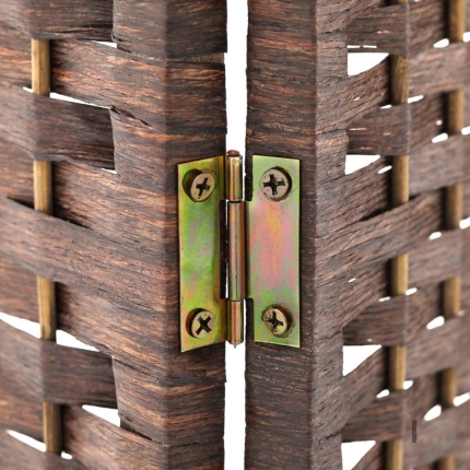 Artiss 6 Panel Room Divider - Brown - Image 6