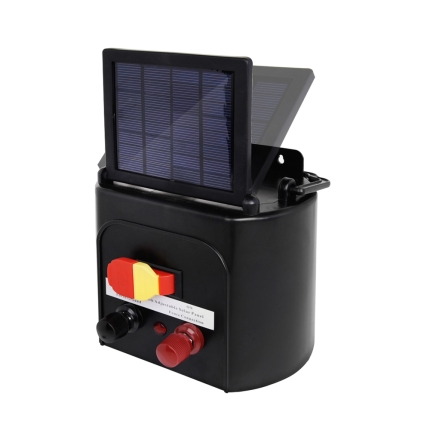 Giantz 5km Solar Electric Fence Energiser Charger with 500M Tape and 25pcs Insulators - Image 3