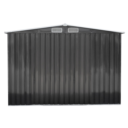 Giantz 2.57 x 3.12m Garden Shed with Roof - Grey - Image 4