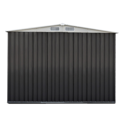 Giantz 2.05 x 2.57m Steel Base Garden Shed - Grey - Image 4