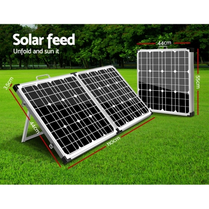 Solraiser 120W Folding Solar Panel Kit Regulator - Image 2