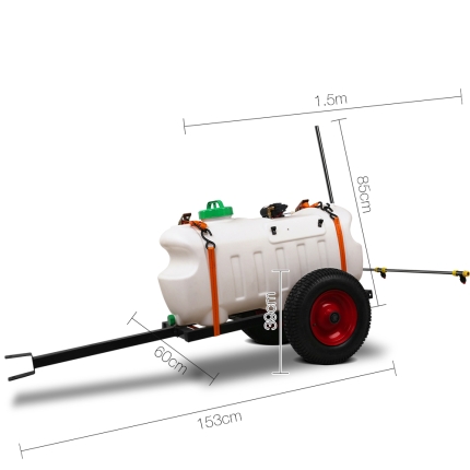 Giantz Weed Sprayer 100L Tank with Trailer - Image 2