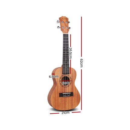 ALPHA 23 Inch Concert Ukulele Mahogany Ukeleles Uke Hawaii Guitar - Image 2