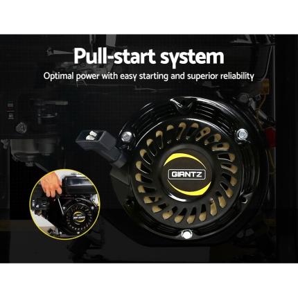 Giantz 4800PSI 20M Petrol High Pressure Cleaner Washer Water Jet Hose Gurney - Image 6