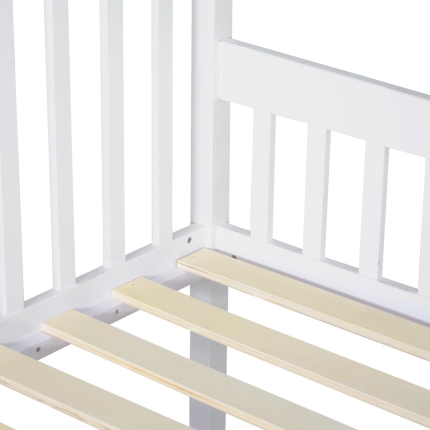 Artiss Single Wooden Trundle Bed Frame Timber Kids Adults - Image 6