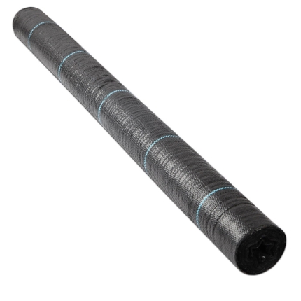 Instahut 3.66m x 20m Weedmat Weed Control Mat Woven Fabric Gardening Plant PE - Image 3