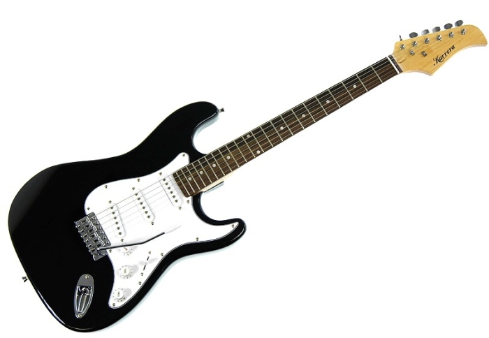 Karrera 39in Electric Guitar - Black - Image 2