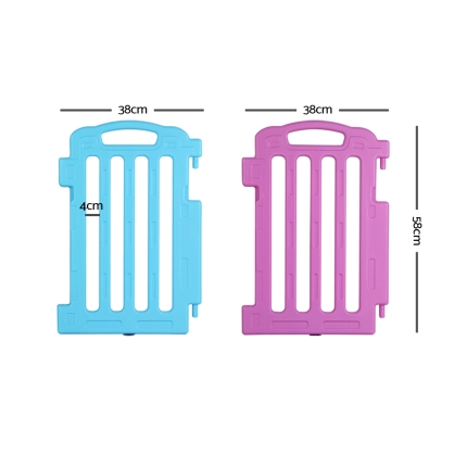 Cuddly Baby Plastic Baby Playpen Extension Panel / 2 Pieces - Image 2