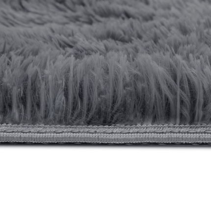 Artiss 140x200cm Ultra Soft Shaggy Rug Large Floor Carpet Anti-slip Area Rugs Grey - Image 6