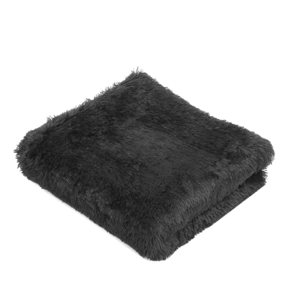 Artiss Ultra Soft Shaggy Rug 160x230cm Large Floor Carpet Anti-slip Area Rugs Black - Image 3