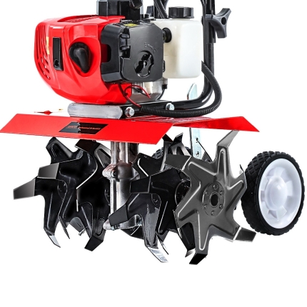 Giantz 88CC Garden Cultivator Tiller Petrol Rotary Hoe 36 Tines Rototiller - Image 3