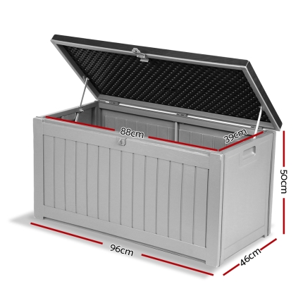 Gardeon Outdoor Storage Box Bench Seat 190L - Image 2