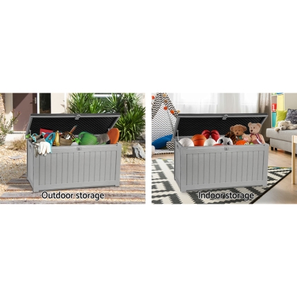 Gardeon Outdoor Storage Box Bench Seat 190L - Image 5