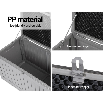 Gardeon Outdoor Storage Box Bench Seat 190L - Image 6