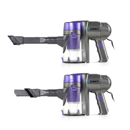 Devanti Corded Handheld Bagless Vacuum Cleaner - Purple and Silver - Image 5