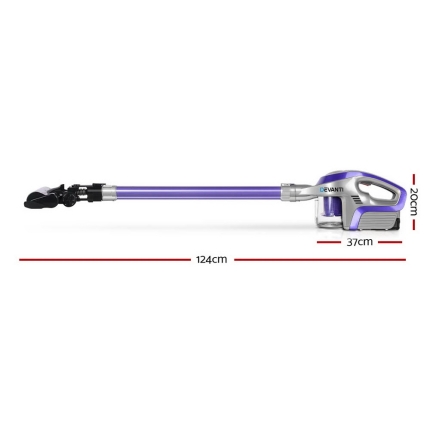 Devanti Cordless 150W Handstick Vacuum Cleaner - Purple and Grey - Image 2