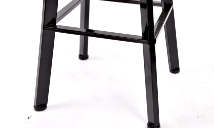 1 X Vintage Retro Industrial Swivel Bar Stool - Image 5