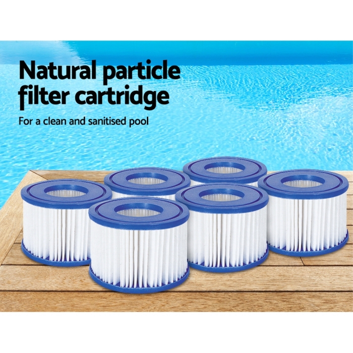 Bestway 6X Filter Cartridge For Lay-Z-Spa Lay Z Spa Pool Cartridge Filter