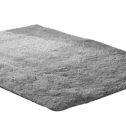 New Designer Shaggy Floor Confetti Rug Grey 200x230cm - Image 2