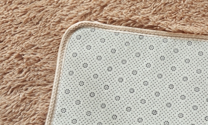 Designer Shaggy Floor Confetti Rug Tan 200x230cm - Image 4