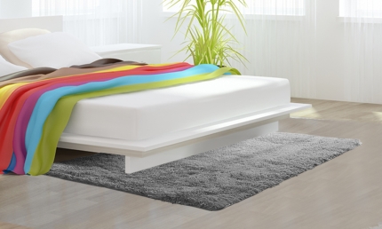 New Designer Shaggy Floor Confetti Rug Grey 160x230cm - Image 3