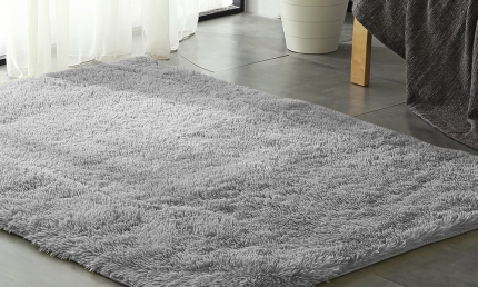 New Designer Shaggy Floor Confetti Rug Grey 160x230cm - Image 2