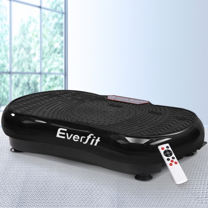 Everfit Vibration Machine Plate Platform Body Shaper Home Gym Fitness Black - Image 7