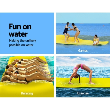 Weisshorn Floating Mat Water Slide Park Stand Up Paddle Pool Sea 365cm - Image 3