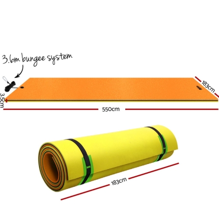 Weisshorn Floating Mat Water Slide Park Stand Up Paddle Pool Sea 550cm - Image 2
