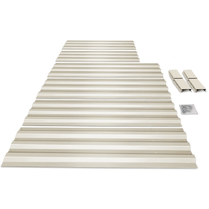 Greenfingers 2x Galvanised Steel Raised Garden Bed Instant Planter Cream 150cmx90cm - Image 6